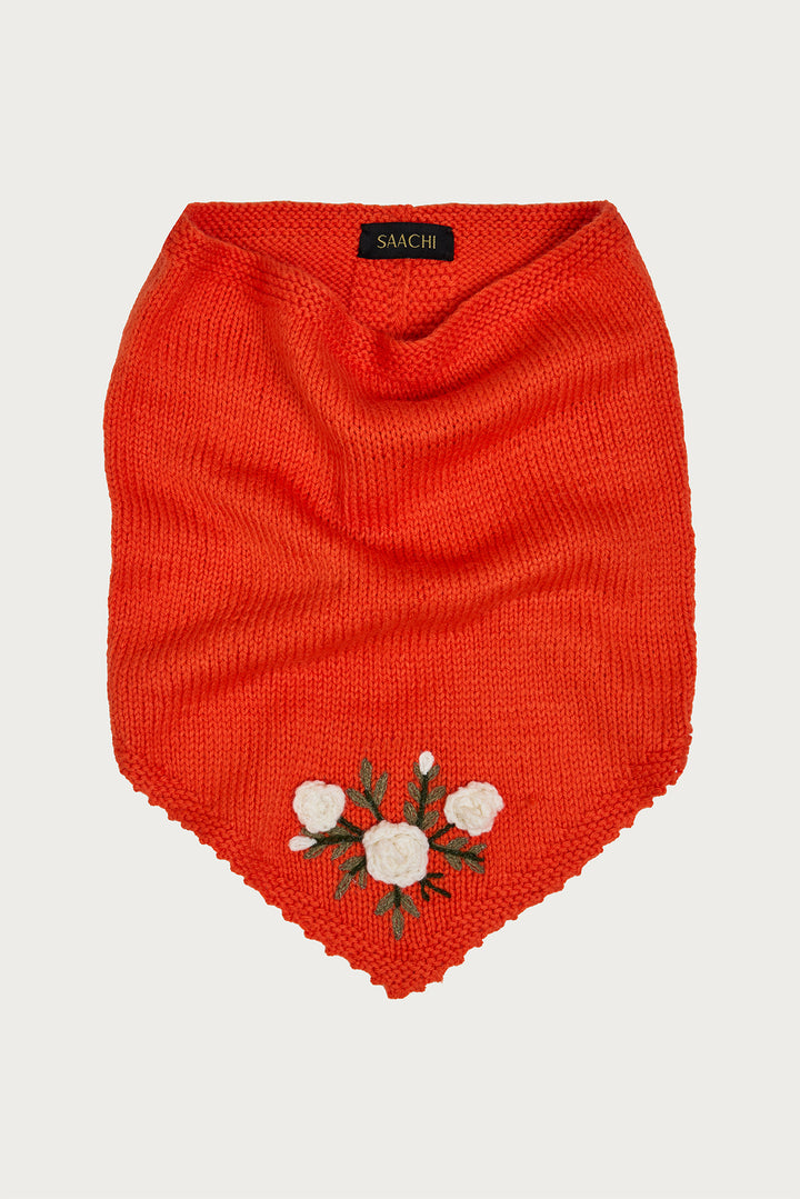 Floral Embroidered Snood