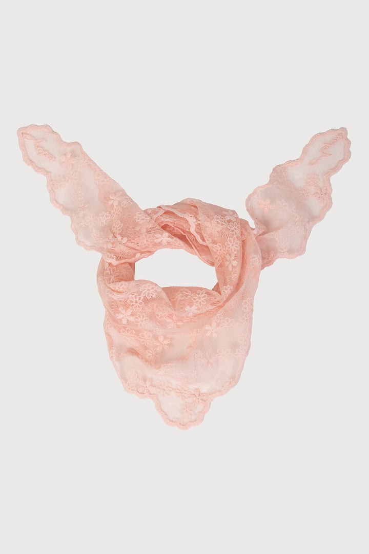 Embroidered Lace Bandana