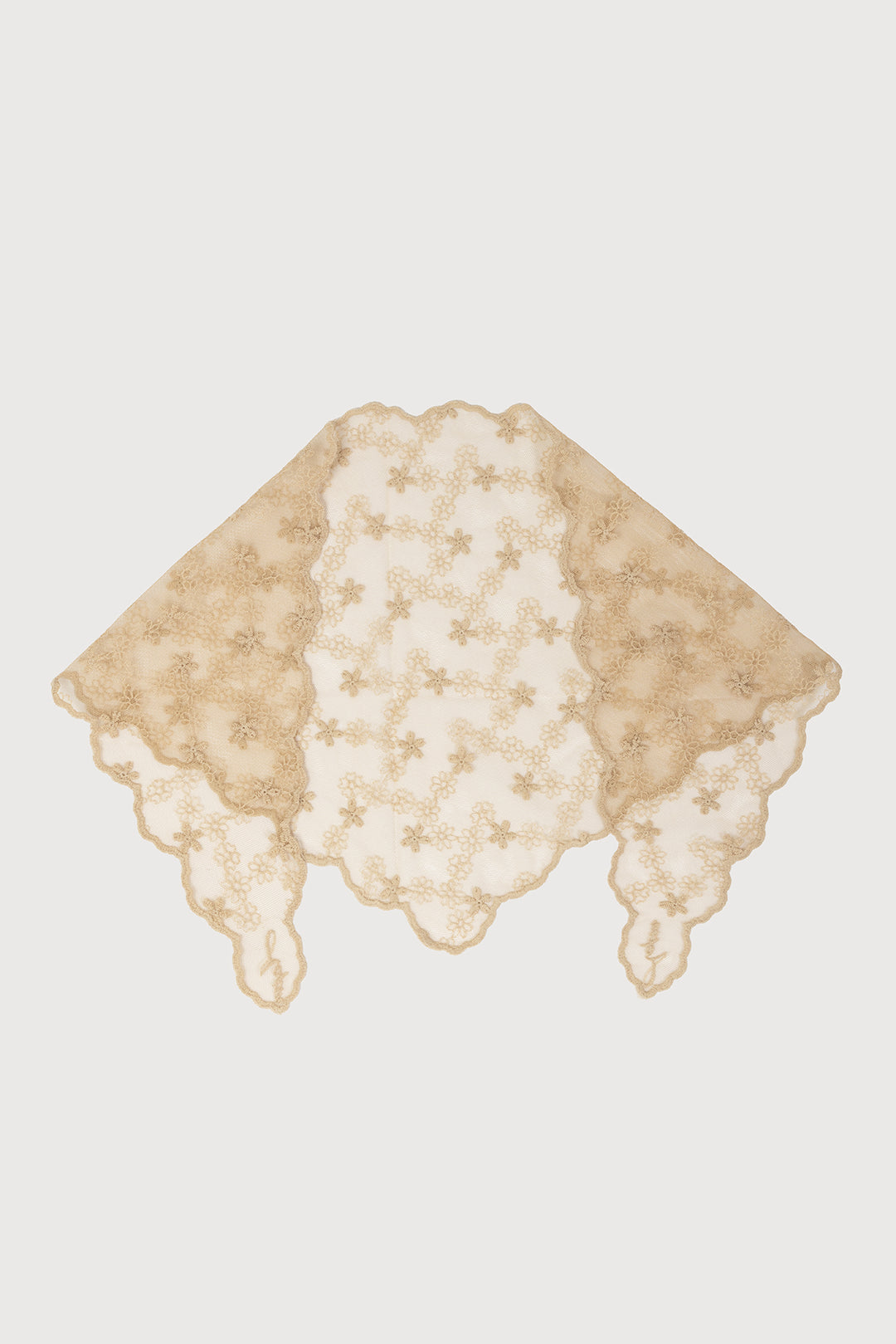 Embroidered Lace Bandana