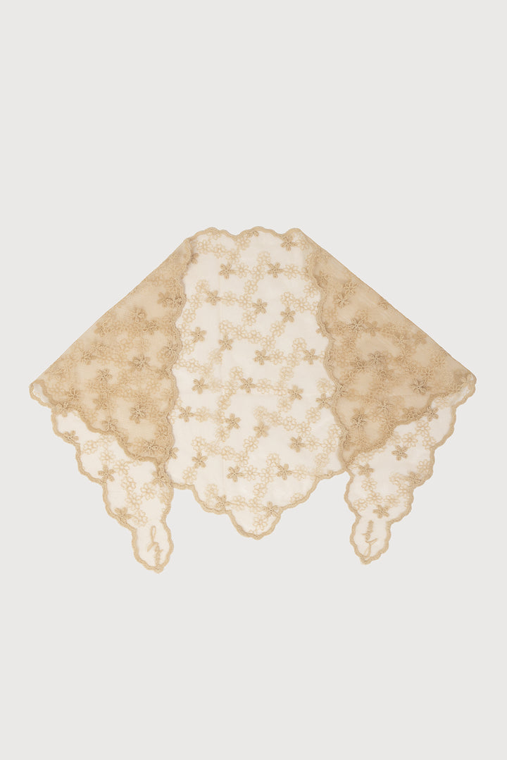 Embroidered Lace Bandana