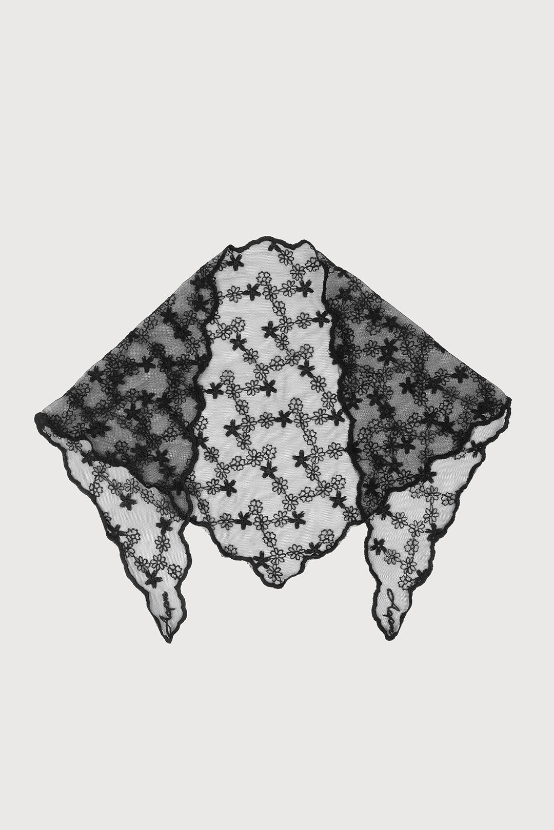 Embroidered Lace Bandana