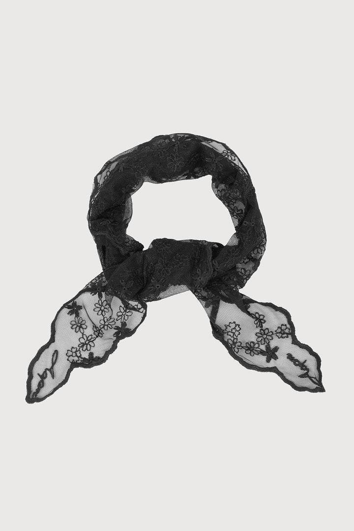Embroidered Lace Bandana