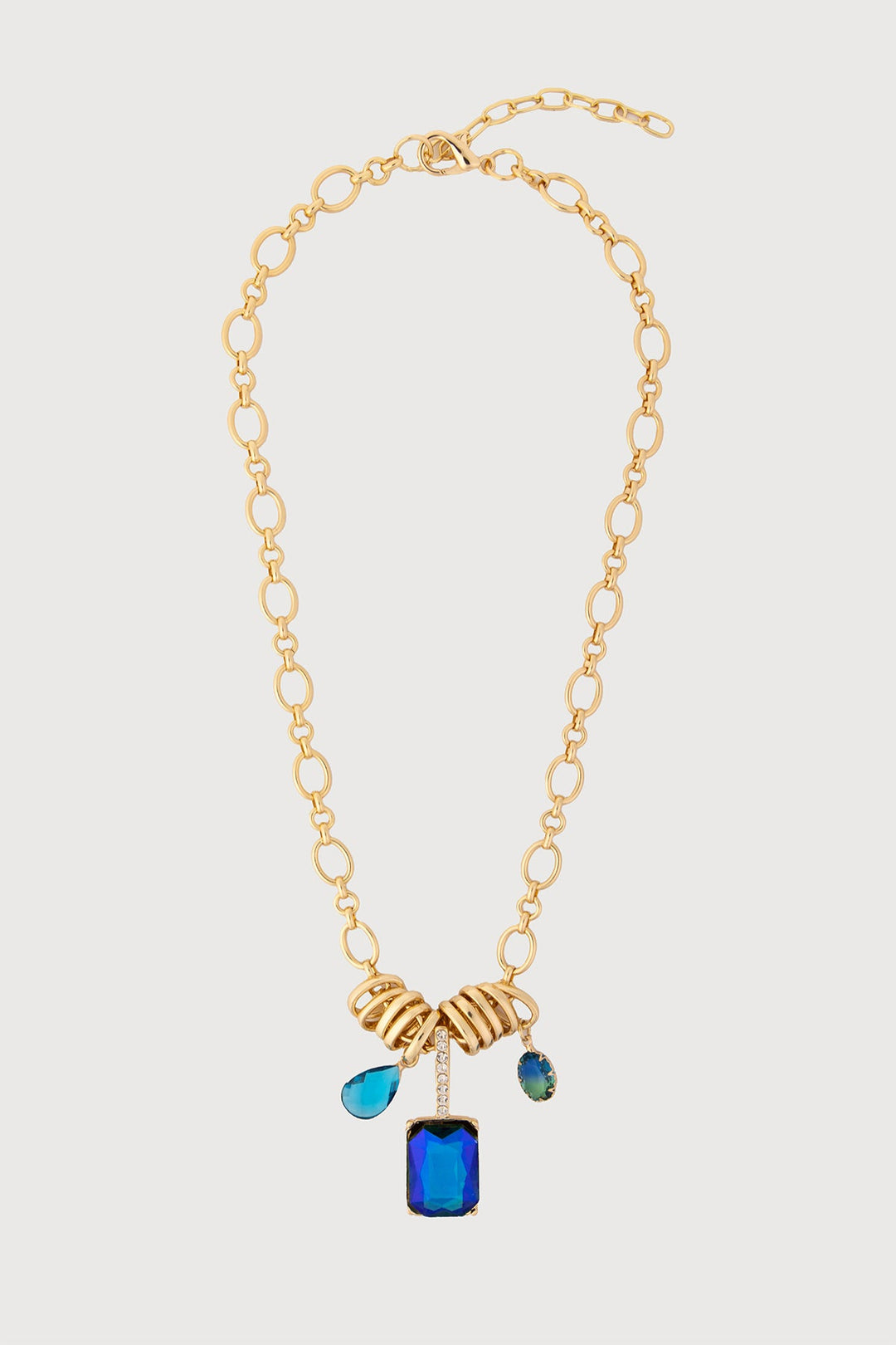 Jewel Charm Link Necklace