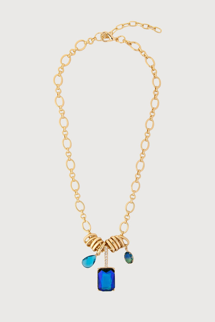 Jewel Charm Link Necklace