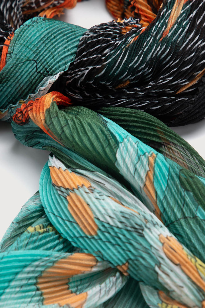 Pleated Koi Pond Scarf