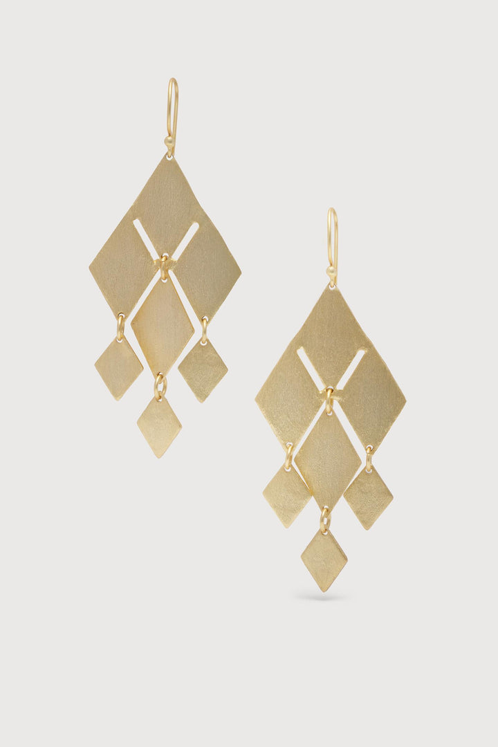 Cascading Diamond Dangle Earring