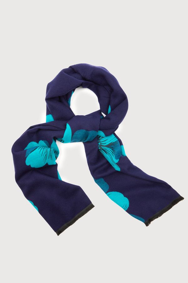 Fresh Floral Reversible Scarf