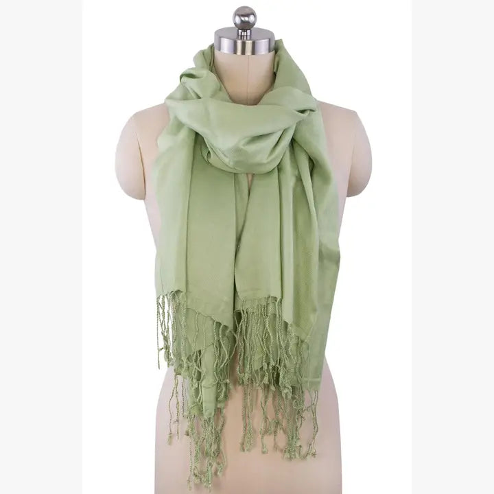 Solid Rayon Twill Scarf
