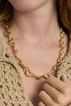 Infinity Link Collar Necklace