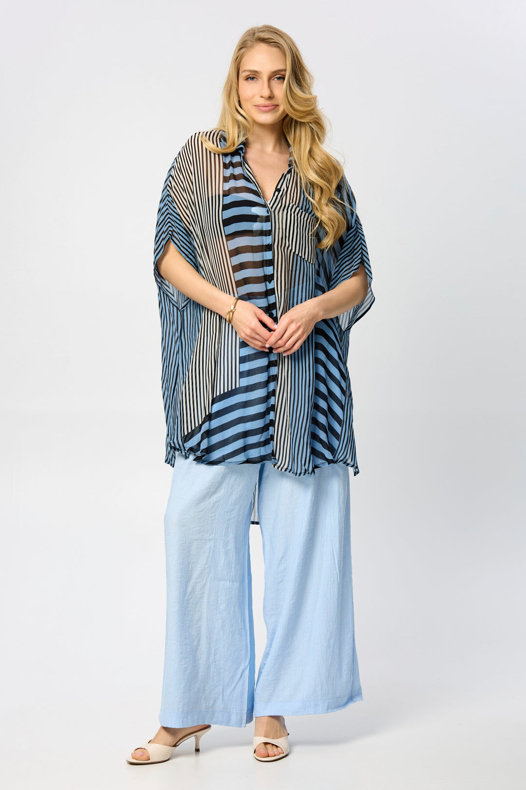 Oversized Striped Shirt