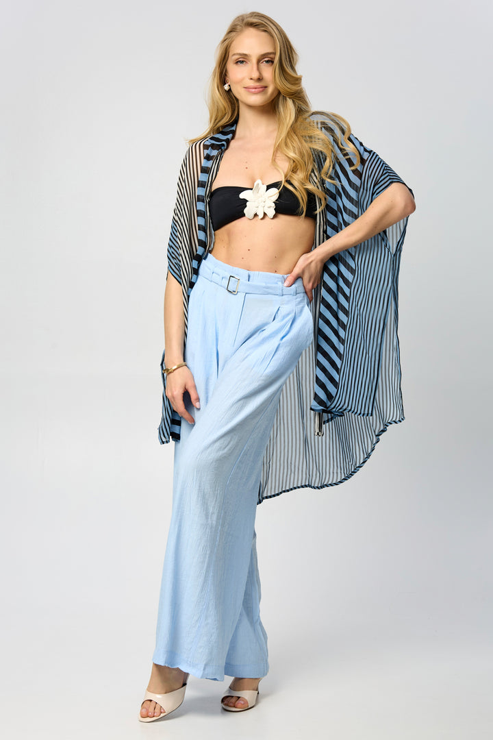 Oversized Striped Shirt