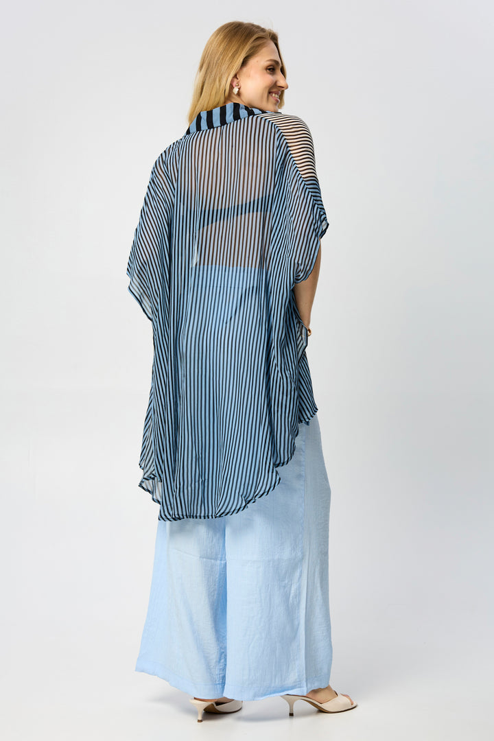 Oversized Striped Shirt