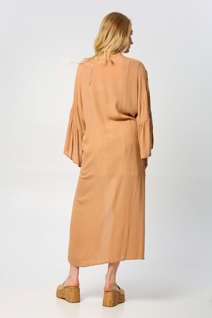 Floral Embellished Long Kaftan