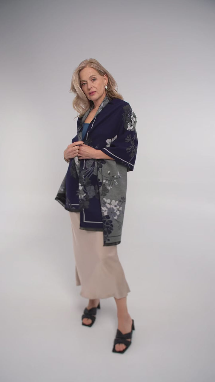 Reversible Garden Scarf