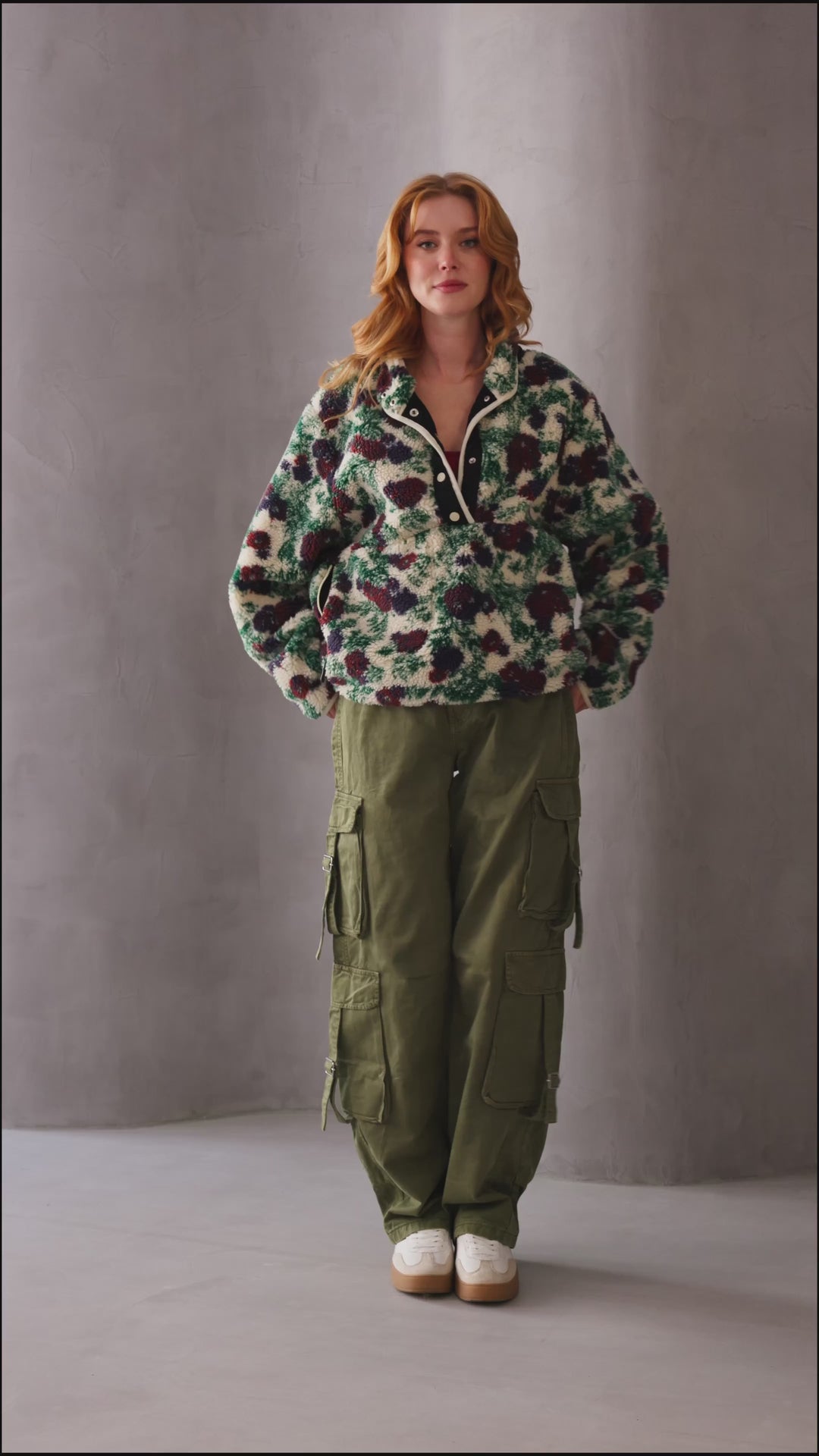 Floral Sherpa Jacket