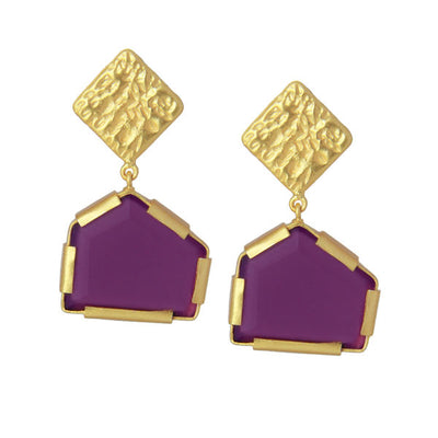 Dangle Gemstone Earrings