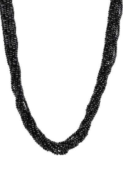 Multi Strand Short Crystal Necklace