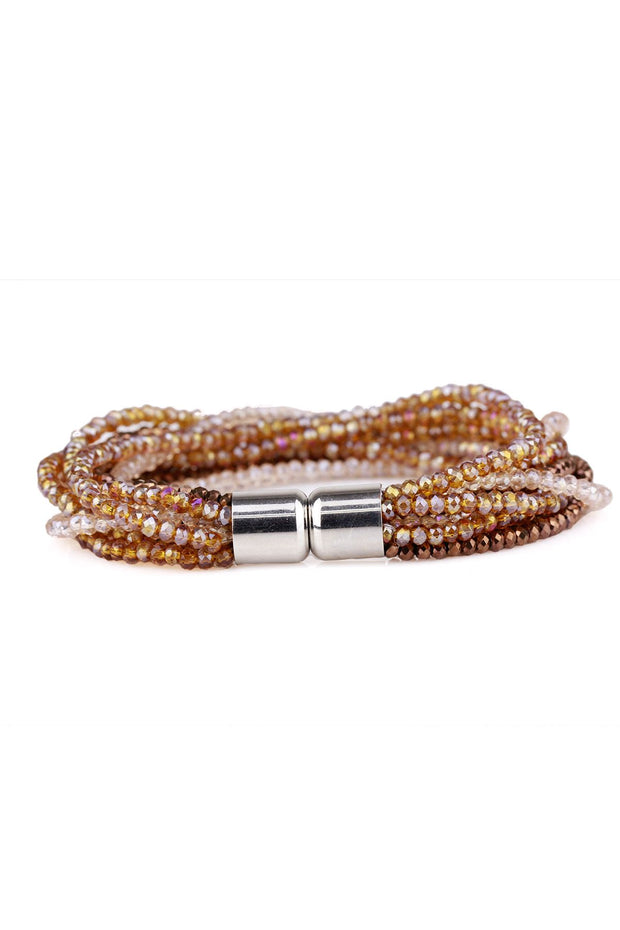 Crystal Ombre Multi Strand Bracelet