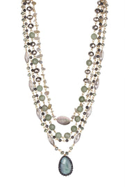 Marie Beaded Layered Necklace