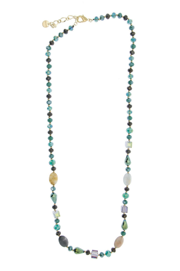 Broadcast Long Beaded Necklace