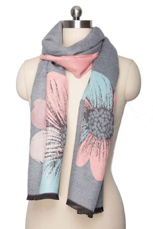 Reversible Floral Scarf
