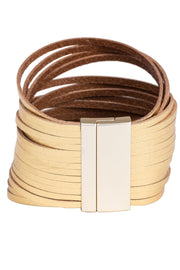 Line Up Leather Bracelet
