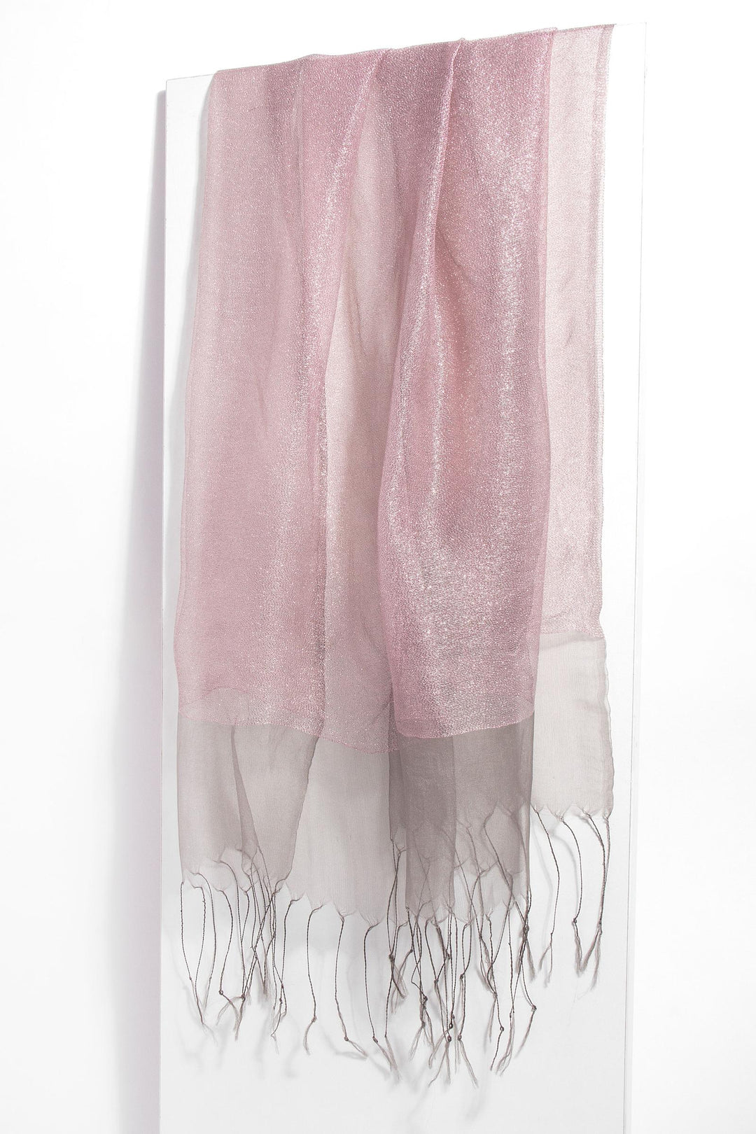 Glitz Sheer Fringed Scarf