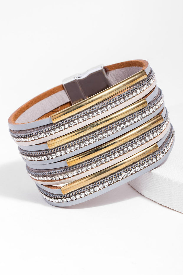 Razzle Dazzle Leather Bracelet