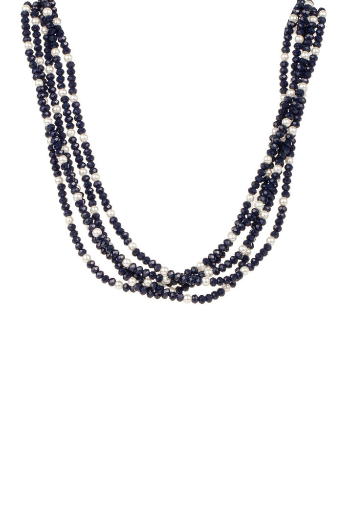 Crosby Short Crystal Pearl Necklace