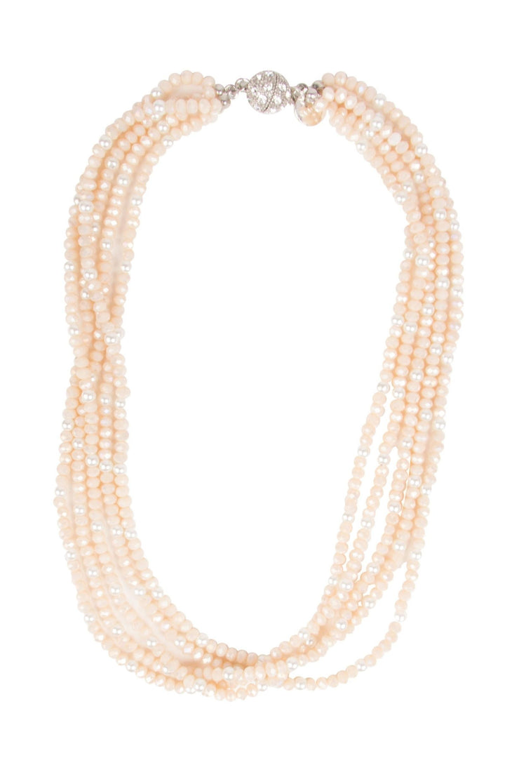 Crosby Short Crystal Pearl Necklace