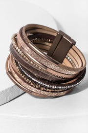 Glimmer Leather Bracelet