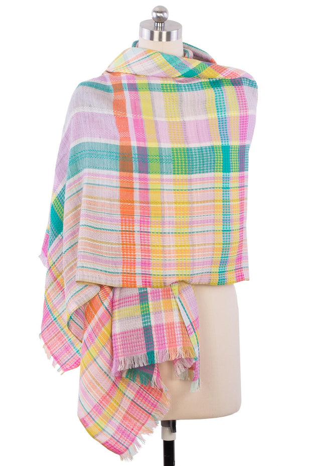 Happy Plaid Scarf