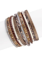 Cabo Double Wrap Leather Bracelet