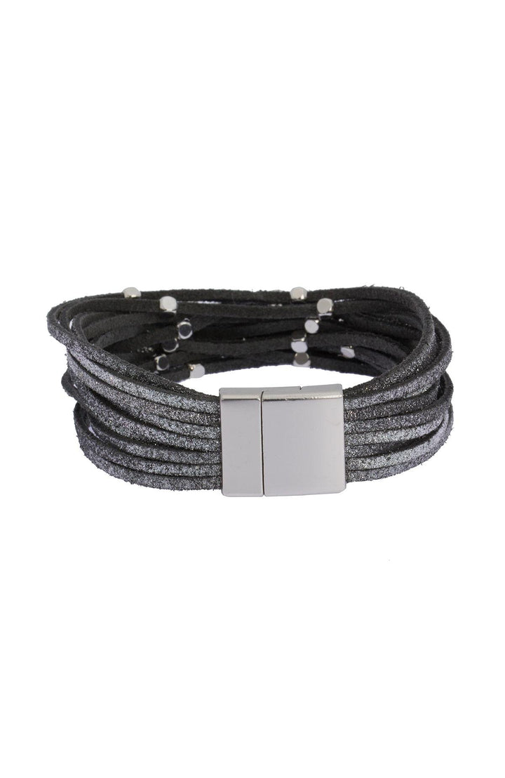 Details Double Wrap Leather Bracelet