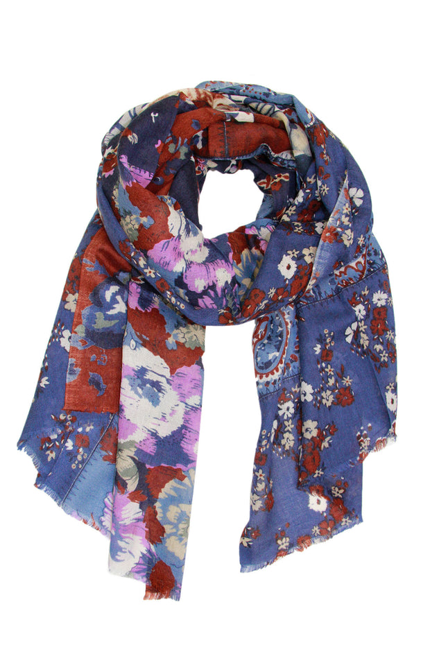 All Over Mixed Print Scarf