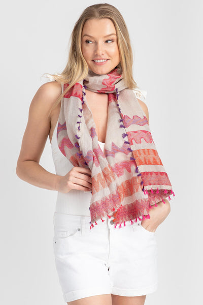 Ceara Multi Tassel Scarf