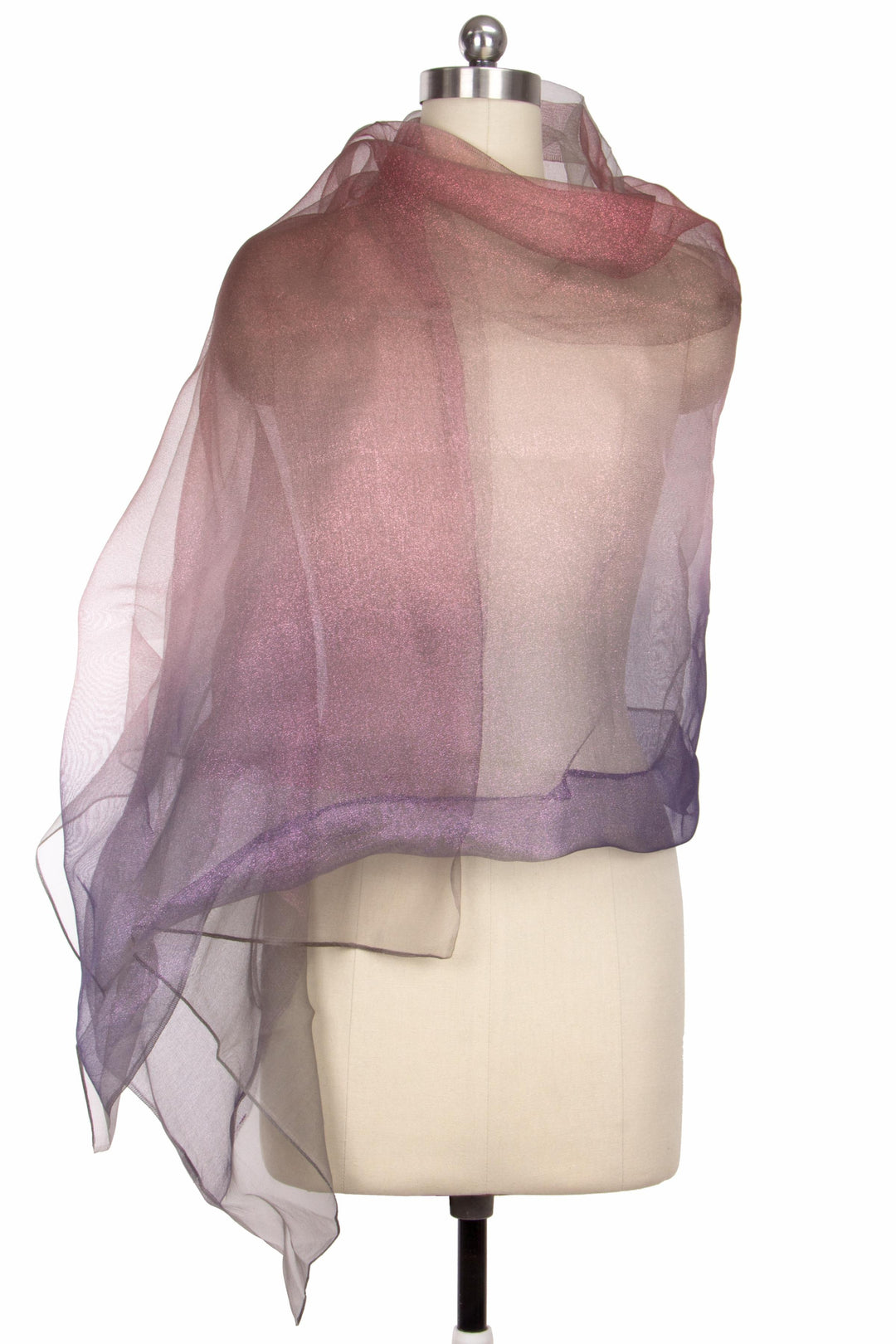 Ombre Glitz Wrap Sparkly Silk Scarf