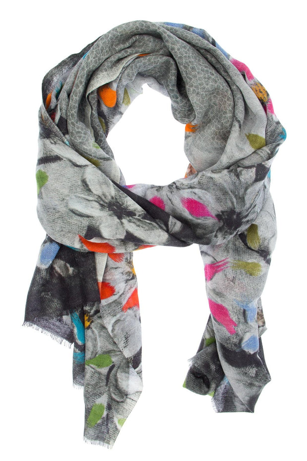 Cheerful Touch Multi Floral Scarf