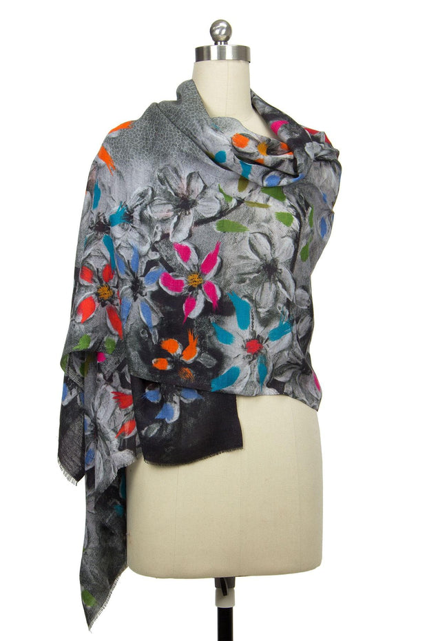 Cheerful Touch Multi Floral Scarf