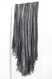 Up All Night Striped Scarf