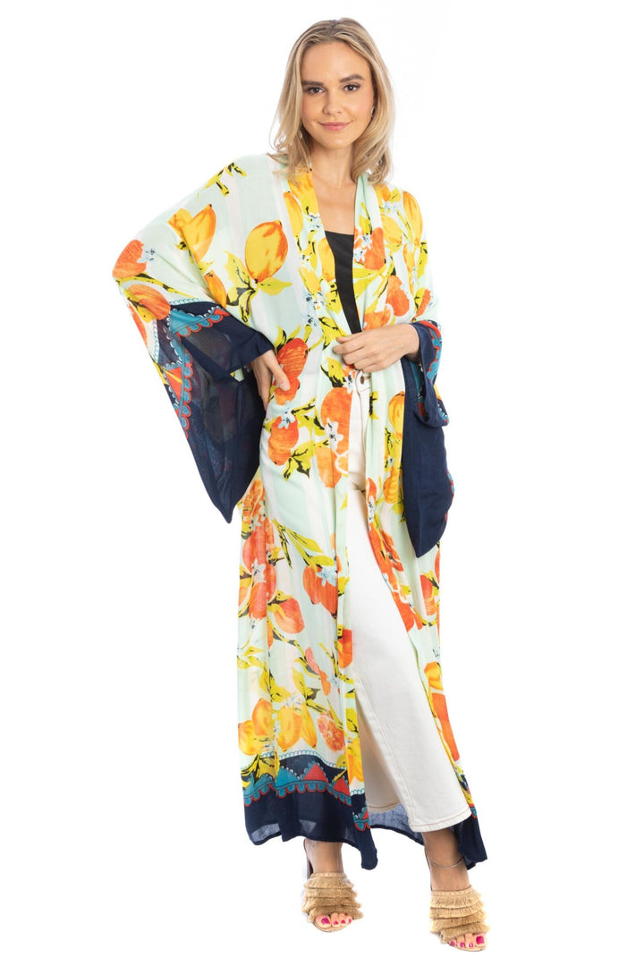 Citrus Motif Kimono