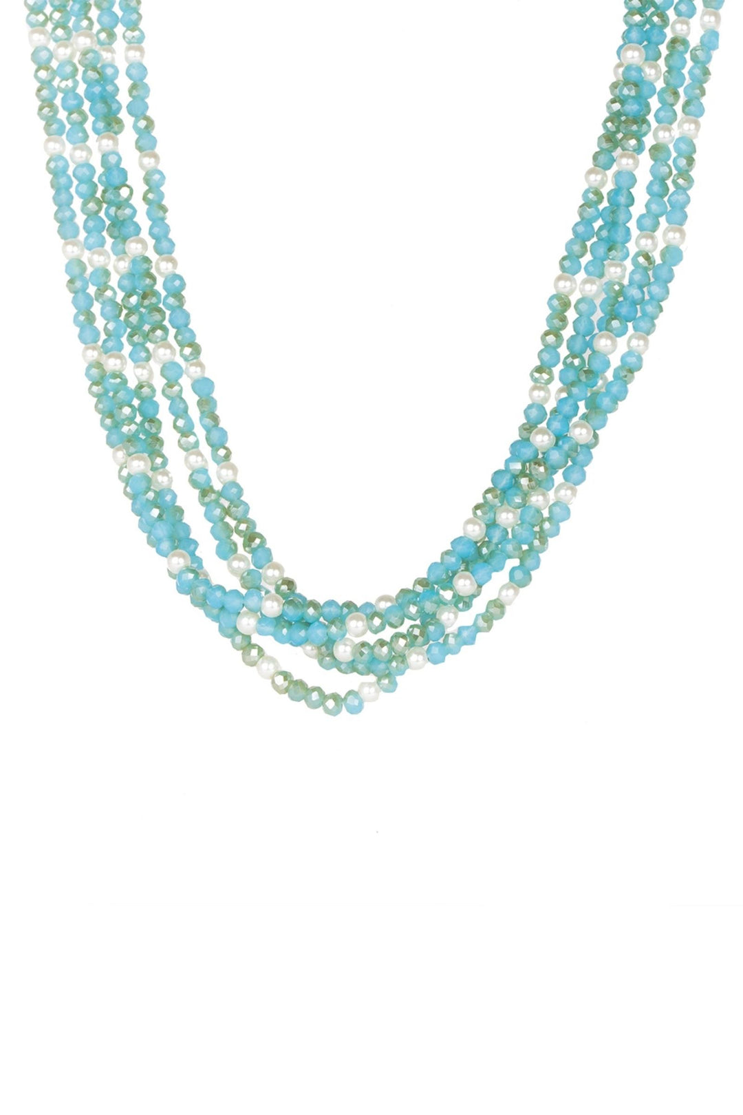 Crosby Short Crystal Pearl Necklace