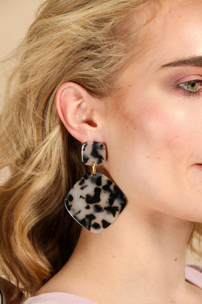Rex Grey Earring