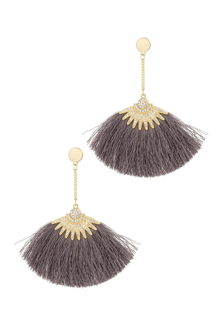 Star Boho Fringe Earring