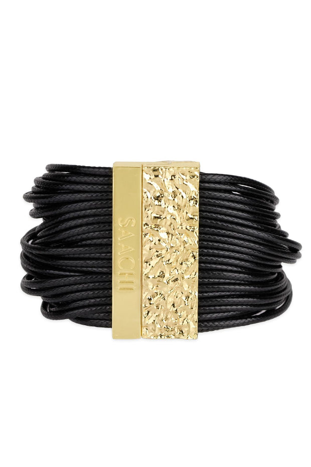 Black Magnetic Cuff Bracelet