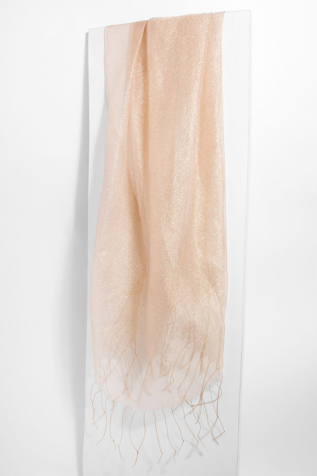 Glitz Sheer Fringed Scarf