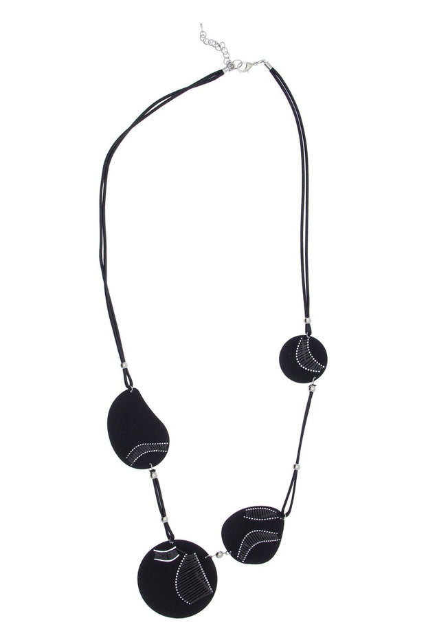 Stitched Long Necklace