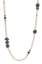 Natural Stone Long Necklace