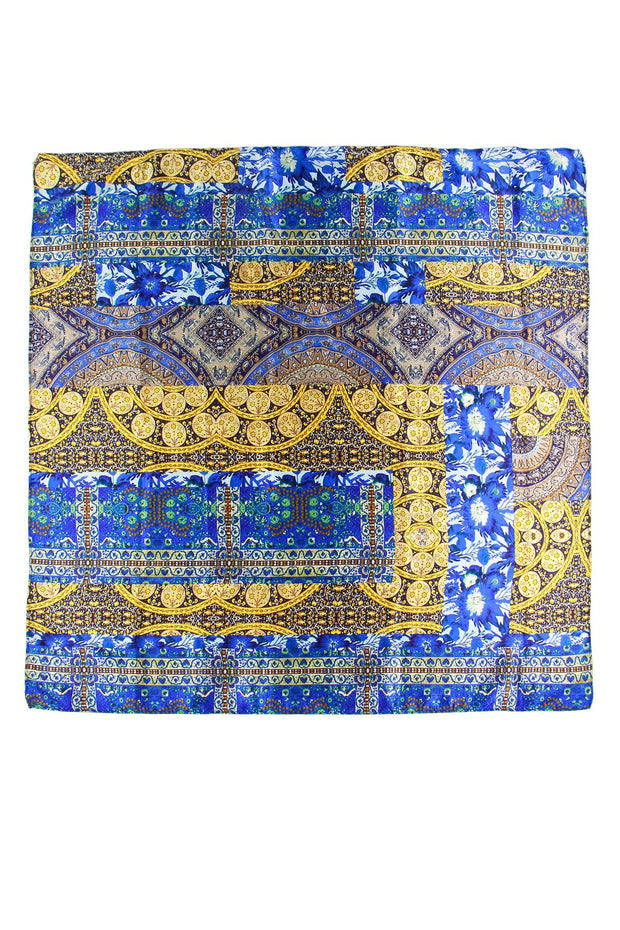 Silky Mixed Print Bandana