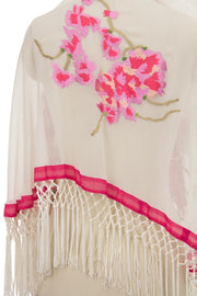 Women's Garden Sheer Dress Poncho